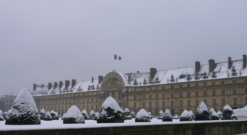 Invalides in the snow